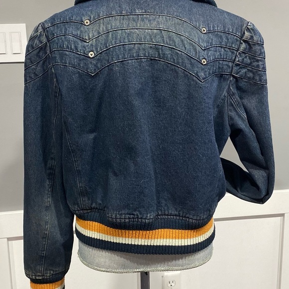 Steve Madden vintage Jean jacket XL - Picture 3 of 13